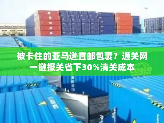 被卡住的亚马逊直邮包裹？通关网一键报关省下30%清关成本