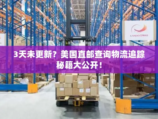 3天未更新？美国直邮查询物流追踪秘籍大公开！