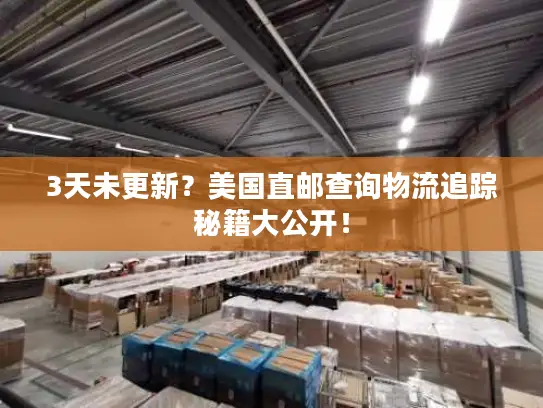3天未更新？美国直邮查询物流追踪秘籍大公开！