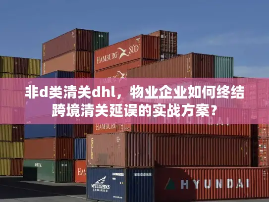 非d类清关dhl，物业企业如何终结跨境清关延误的实战方案？