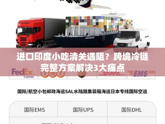 进口印度小吃清关遇阻？跨境冷链完整方案解决3大痛点