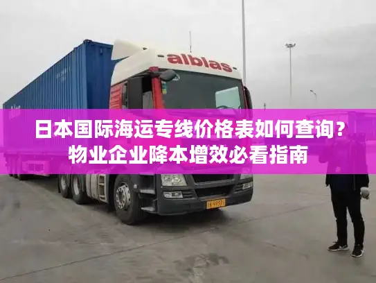 日本国际海运专线价格表如何查询？物业企业降本增效必看指南