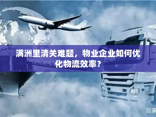 满洲里清关难题，物业企业如何优化物流效率？