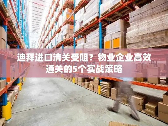 迪拜进口清关受阻？物业企业高效通关的5个实战策略