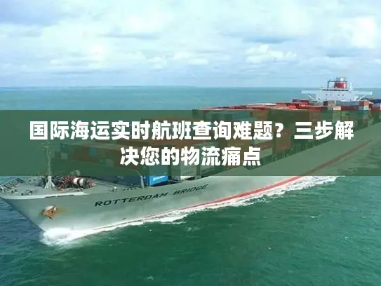 国际海运实时航班查询难题？三步解决您的物流痛点