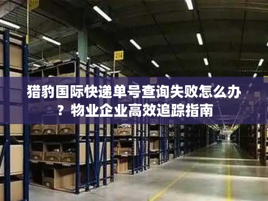 猎豹国际快递单号查询失败怎么办？物业企业高效追踪指南