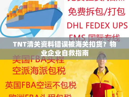 TNT清关资料错误被海关扣货？物业企业自救指南