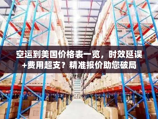 空运到美国价格表一览，时效延误+费用超支？精准报价助您破局