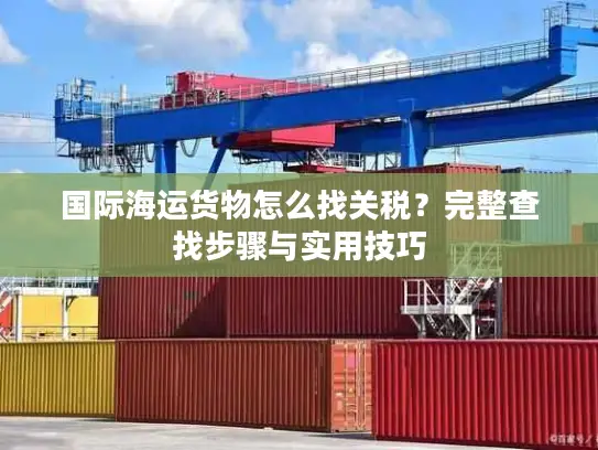 国际海运货物怎么找关税？完整查找步骤与实用技巧