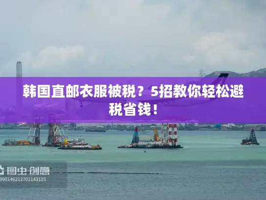 韩国直邮衣服被税？5招教你轻松避税省钱！