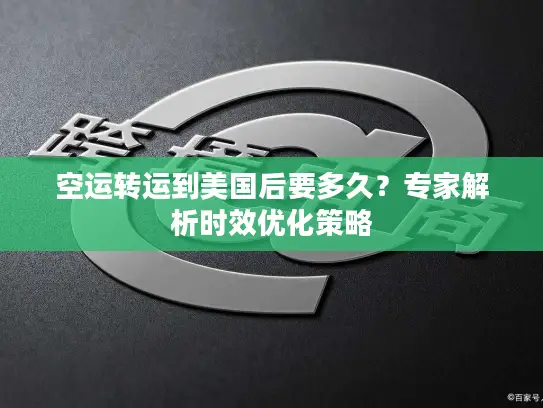 空运转运到美国后要多久？专家解析时效优化策略