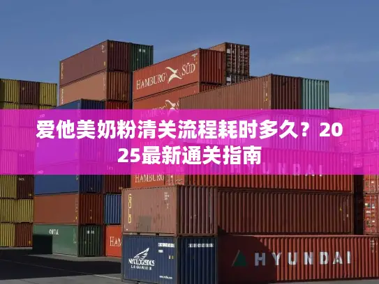 爱他美奶粉清关流程耗时多久？2025最新通关指南