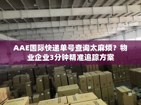 AAE国际快递单号查询太麻烦？物业企业3分钟精准追踪方案