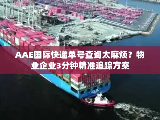 AAE国际快递单号查询太麻烦？物业企业3分钟精准追踪方案