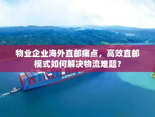 物业企业海外直邮痛点，高效直邮模式如何解决物流难题？