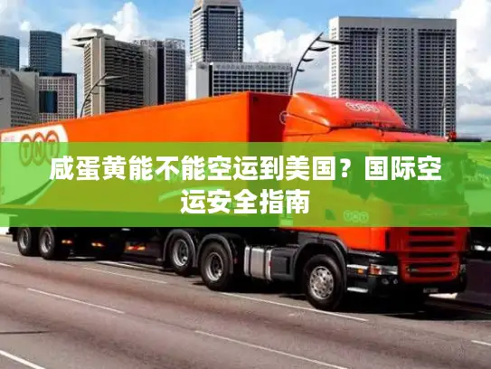 咸蛋黄能不能空运到美国？国际空运安全指南