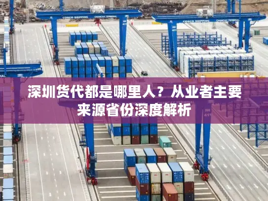 深圳货代都是哪里人？从业者主要来源省份深度解析