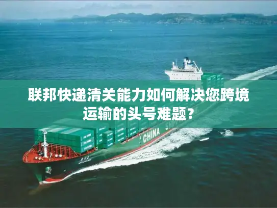 联邦快递清关能力如何解决您跨境运输的头号难题？