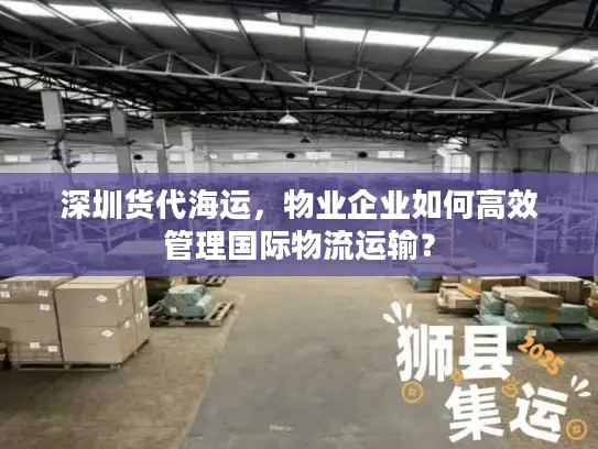 深圳货代海运，物业企业如何高效管理国际物流运输？
