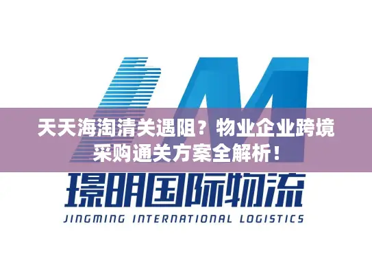 天天海淘清关遇阻？物业企业跨境采购通关方案全解析！