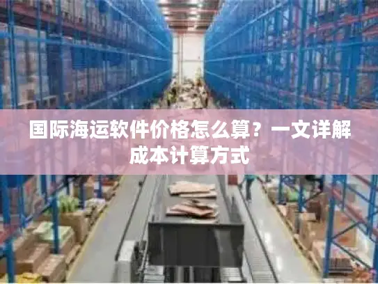 国际海运软件价格怎么算？一文详解成本计算方式