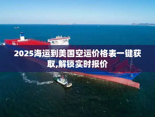 2025海运到美国空运价格表一键获取,解锁实时报价