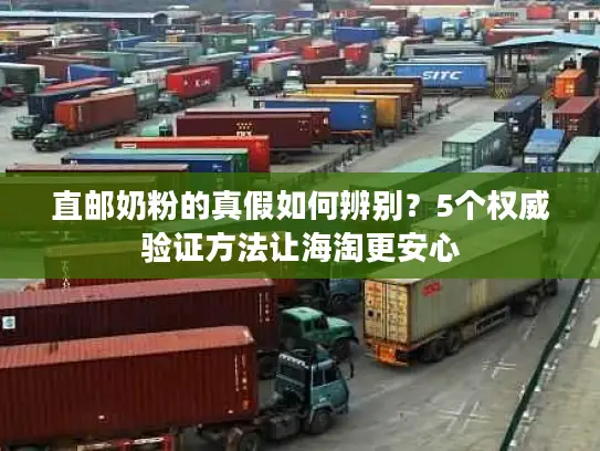 直邮奶粉的真假如何辨别？5个权威验证方法让海淘更安心