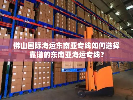 佛山国际海运东南亚专线如何选择靠谱的东南亚海运专线？