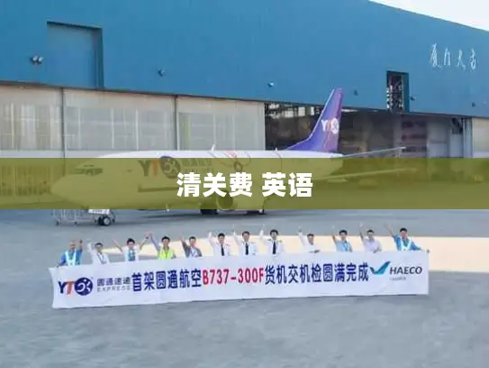 清关费 英语