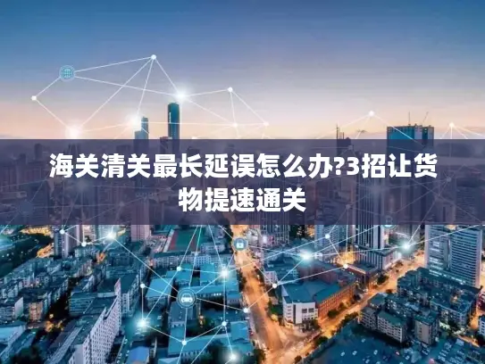 海关清关最长延误怎么办?3招让货物提速通关