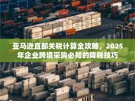 亚马逊直邮关税计算全攻略，2025年企业跨境采购必知的降税技巧