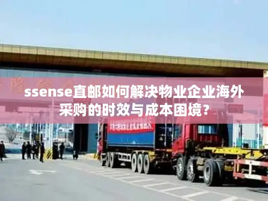 ssense直邮如何解决物业企业海外采购的时效与成本困境？