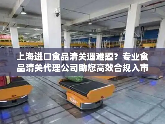 上海进口食品清关遇难题？专业食品清关代理公司助您高效合规入市