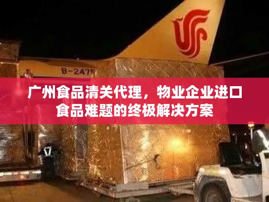 广州食品清关代理，物业企业进口食品难题的终极解决方案