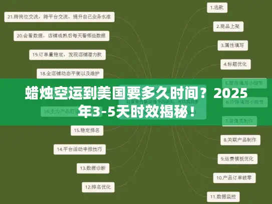 蜡烛空运到美国要多久时间？2025年3-5天时效揭秘！