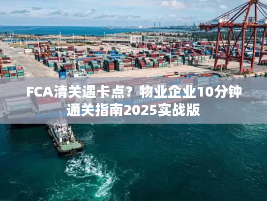 FCA清关遇卡点？物业企业10分钟通关指南2025实战版