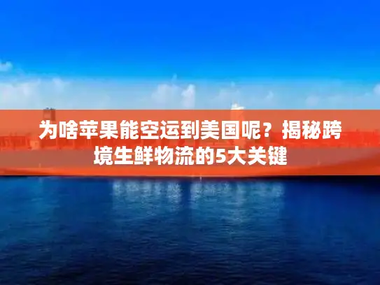 为啥苹果能空运到美国呢？揭秘跨境生鲜物流的5大关键