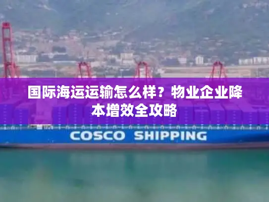 国际海运运输怎么样？物业企业降本增效全攻略
