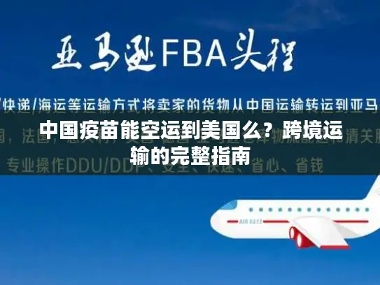 中国疫苗能空运到美国么？跨境运输的完整指南
