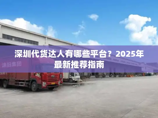 深圳代货达人有哪些平台？2025年最新推荐指南