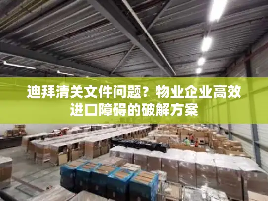 迪拜清关文件问题？物业企业高效进口障碍的破解方案