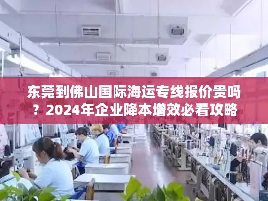 东莞到佛山国际海运专线报价贵吗？2024年企业降本增效必看攻略