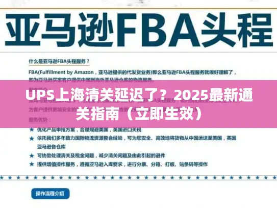 UPS上海清关延迟了？2025最新通关指南（立即生效）