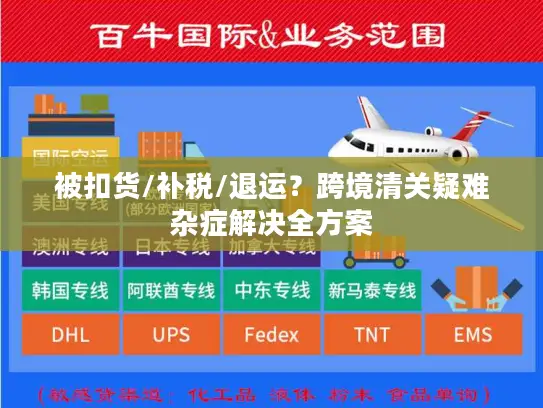 被扣货/补税/退运？跨境清关疑难杂症解决全方案