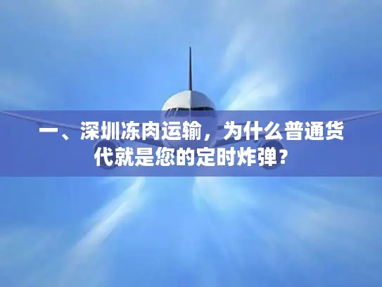 一、深圳冻肉运输，为什么普通货代就是您的定时炸弹？