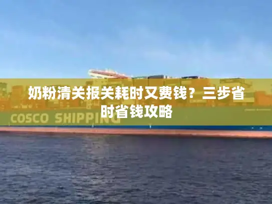 奶粉清关报关耗时又费钱？三步省时省钱攻略