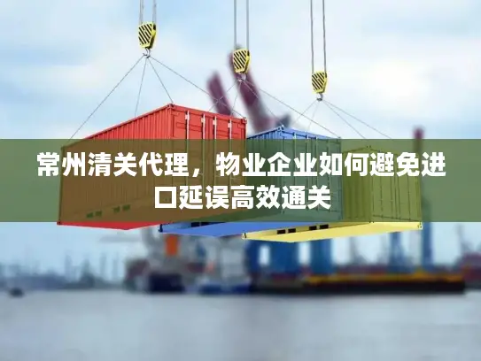 常州清关代理，物业企业如何避免进口延误高效通关