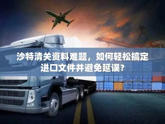沙特清关资料难题，如何轻松搞定进口文件并避免延误？