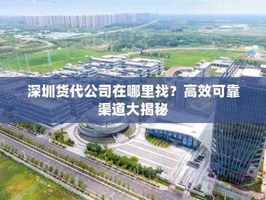 深圳货代公司在哪里找？高效可靠渠道大揭秘