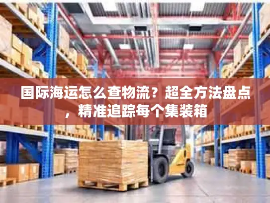 国际海运怎么查物流？超全方法盘点，精准追踪每个集装箱